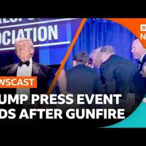 Inside the White House Correspondents' Dinner where shots were fired | BBC News Inside the White House Correspondents' Dinner where shots were fired | BBC News