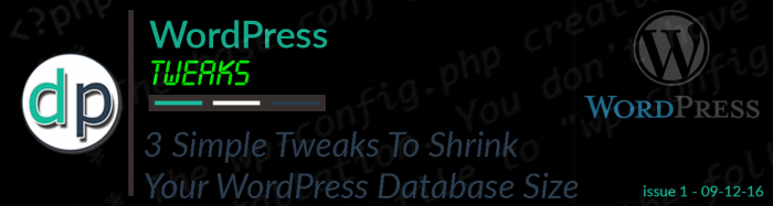 WordPress Tweaks issue 1