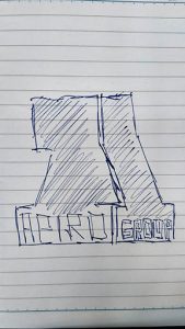 Stages of a logo draft1