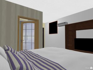 bedroom design with planner5D