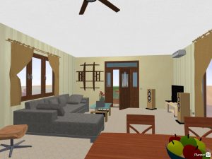dining room design with planner5D