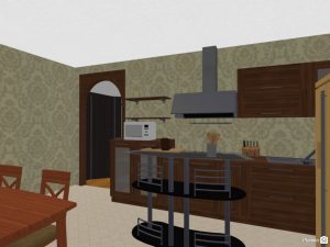 kitchen design with planner5D