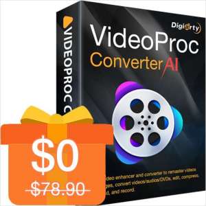 VideoProc Converter AI v7.5 for FREE (worth .90) VideoProc Converter AI v7.5 for FREE (worth .90)