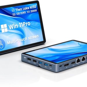 Mini PC with Touchscreen Display 12Gb/256GB SSD and 3 Display for 4.49 Mini PC with Touchscreen Display 12Gb/256GB SSD and 3 Display for 4.49