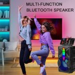 Bluetooth Speaker, IPX5 Waterproof Speaker with HD Sound, RGB Multi Color Rhythm Lights with 8 Hours of battery for .99 Bluetooth Speaker, IPX5 Waterproof Speaker with HD Sound, RGB Multi Color Rhythm Lights with 8 Hours of battery for .99