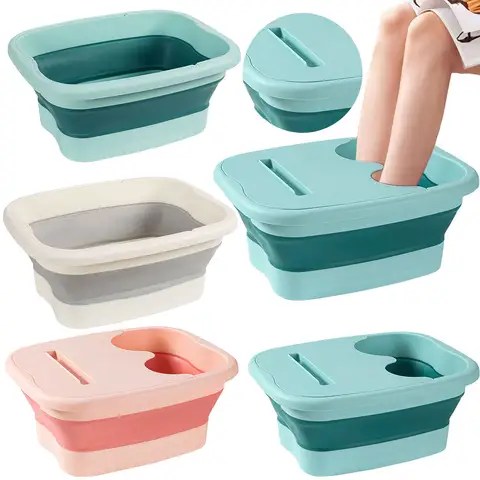 휴대용 접이식 발 마사지 욕조 – 통증 완화와 휴식을 돕는 편리한 발 흡수 대야 휴대용 접이식 발 마사지 욕조 – 통증 완화와 휴식을 돕는 편리한 발 흡수 대야