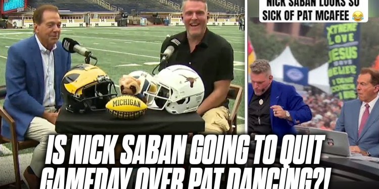 Nick Saban Responds To Report He’s Quitting College GameDay Over Pat McAfee Dancing Nick Saban Responds To Report He’s Quitting College GameDay Over Pat McAfee Dancing