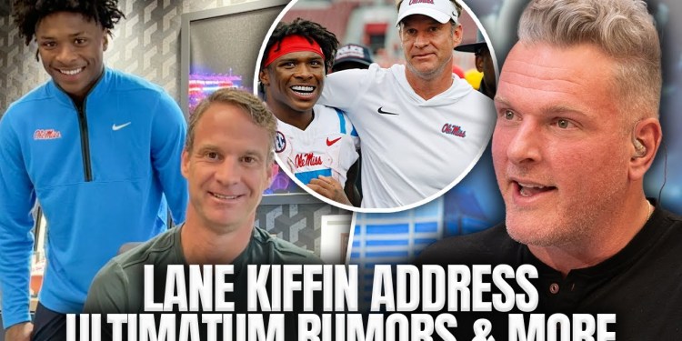 Lane Kiffin Clarifies Ole Miss “Ultimatum” Reports & Rumors Of His Future | Pat McAfee Show Lane Kiffin Clarifies Ole Miss “Ultimatum” Reports & Rumors Of His Future | Pat McAfee Show