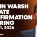 Fed Confirmation Live: Kevin Warsh testifies in front of the Senate Banking Committee Fed Confirmation Live: Kevin Warsh testifies in front of the Senate Banking Committee