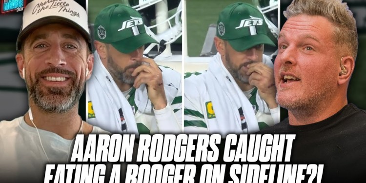 Aaron Rodgers Responds To Video Of Him Eating His Boogers On The Sideline… | Pat McAfee Show Aaron Rodgers Responds To Video Of Him Eating His Boogers On The Sideline… | Pat McAfee Show