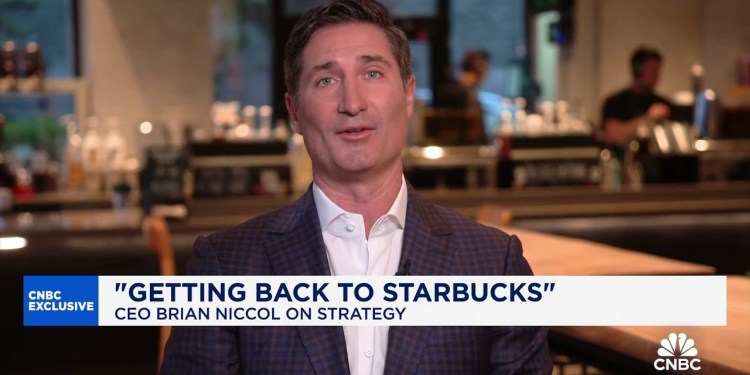 Starbucks CEO Brian Niccol: Excited to get this turnaround going Starbucks CEO Brian Niccol: Excited to get this turnaround going