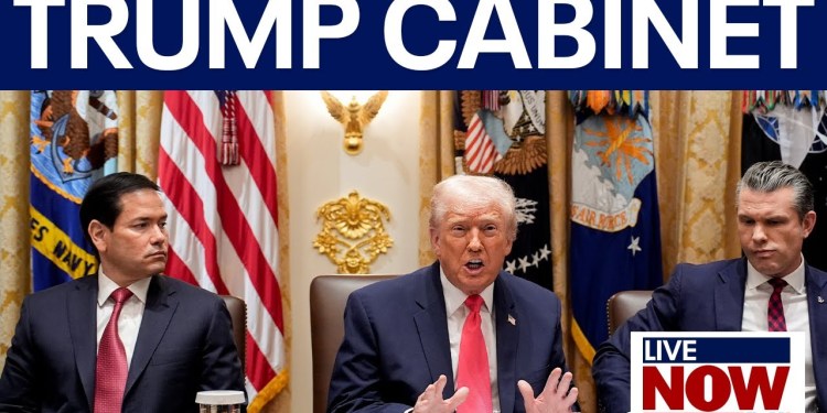 Trump hosts cabinet meeting amid strikes Trump hosts cabinet meeting amid strikes