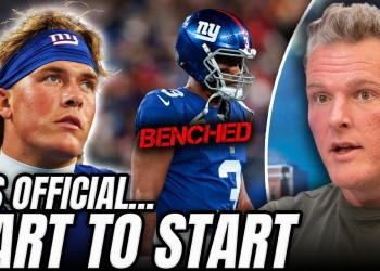 Giants Name Rookie QB Jaxson Dart Starter, Bench Russell Wilson | Pat McAfee Show Giants Name Rookie QB Jaxson Dart Starter, Bench Russell Wilson | Pat McAfee Show