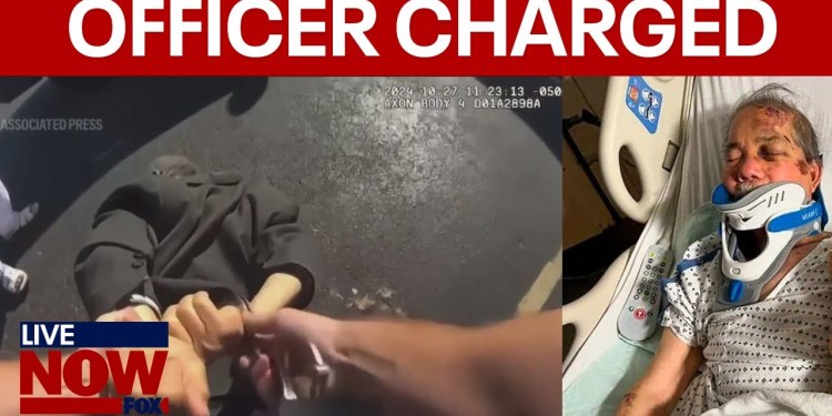 Officer charged after breaking elderly mans neck Officer charged after breaking elderly mans neck