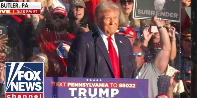 ‘AS I WAS SAYING’: Trump back onstage at Butler rally in historic moment ‘AS I WAS SAYING’: Trump back onstage at Butler rally in historic moment