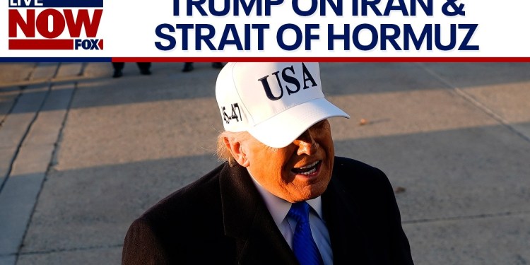 Trump talks Iran, Strait of Hormuz & more before leaving for Mar-a-Lago Trump talks Iran, Strait of Hormuz & more before leaving for Mar-a-Lago