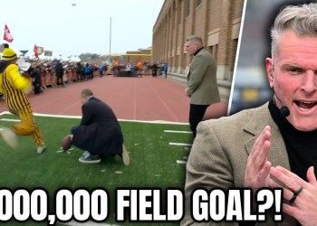 Nuclear Engineer Attempts Pat McAfee’s MILLION Field Goal Challenge Live From Michigan… Nuclear Engineer Attempts Pat McAfee’s MILLION Field Goal Challenge Live From Michigan…