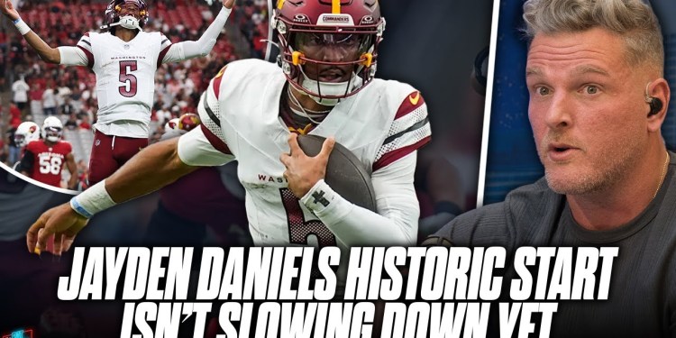 Jayden Daniels Isn’t Slowing Down His Unbelievable NFL Start | Pat McAfee Reacts Jayden Daniels Isn’t Slowing Down His Unbelievable NFL Start | Pat McAfee Reacts