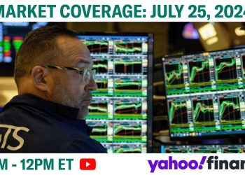Stock market today: Nasdaq flips into green territory, erases early session losses | July 25, 2024 Stock market today: Nasdaq flips into green territory, erases early session losses | July 25, 2024