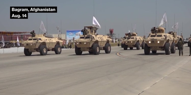 Taliban Hold Parade at Former US Base in Afghanistan Taliban Hold Parade at Former US Base in Afghanistan