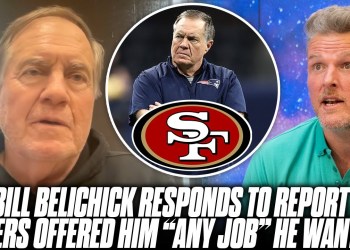 Bill Belichick Responds To Report The 49ers Offered Him “Any Job He Wants” This Offseason Bill Belichick Responds To Report The 49ers Offered Him “Any Job He Wants” This Offseason