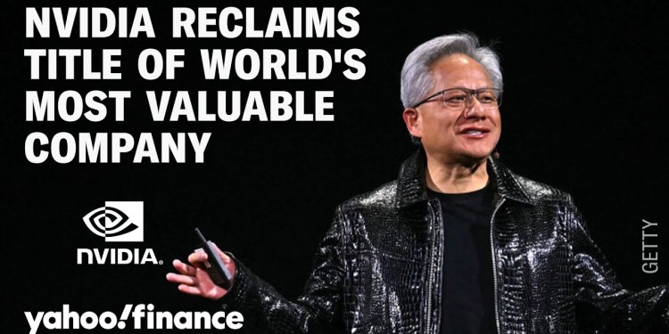 Nvidia is once again the world’s most valuable company Nvidia is once again the world’s most valuable company