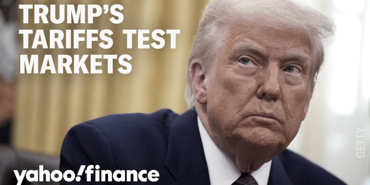 Trump’s tariffs tests the tolerance of financial markets Trump’s tariffs tests the tolerance of financial markets