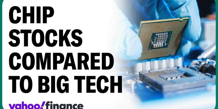 How the chip sector is performing vs. broader tech How the chip sector is performing vs. broader tech