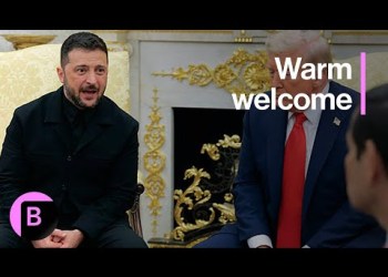 Ukraine’s Zelenskiy Receives Warm Welcome in Oval Office Ukraine’s Zelenskiy Receives Warm Welcome in Oval Office