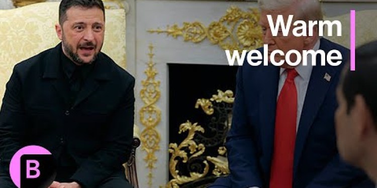 Ukraine’s Zelenskiy Receives Warm Welcome in Oval Office Ukraine’s Zelenskiy Receives Warm Welcome in Oval Office