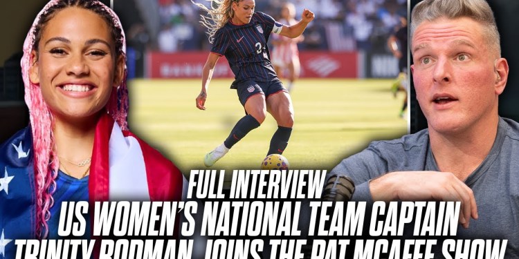 US Women’s National Team Captain Trinity Rodman Joins The Pat McAfee Show US Women’s National Team Captain Trinity Rodman Joins The Pat McAfee Show