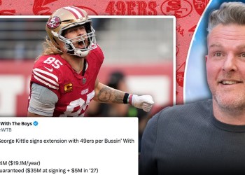 George Kittle Signs 4 Year, 4M Contract Extension, Highest Paid Tight End EVER | Pat McAfee Show George Kittle Signs 4 Year, 4M Contract Extension, Highest Paid Tight End EVER | Pat McAfee Show