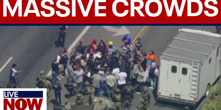BREAKING: LA ICE raid, Mayor Karen Bass surrounded by massive crowd BREAKING: LA ICE raid, Mayor Karen Bass surrounded by massive crowd