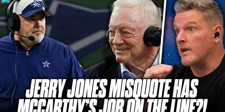 Media Misquotes Jerry Jones, Makes It Seem Like He Is Firing Head Coach?! | Pat McAfee Show Media Misquotes Jerry Jones, Makes It Seem Like He Is Firing Head Coach?! | Pat McAfee Show