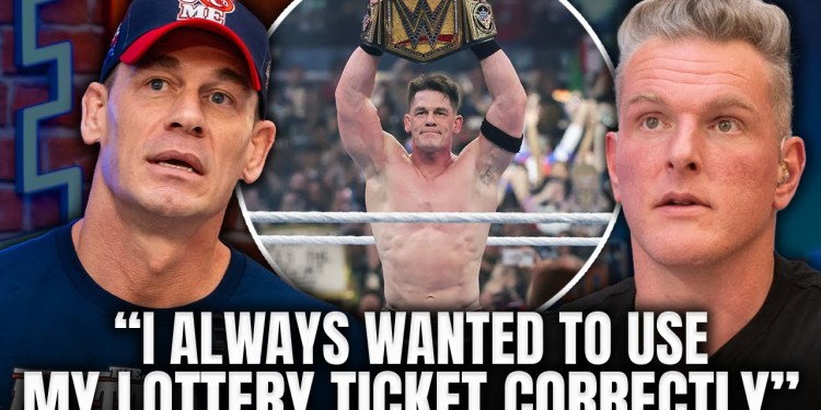 John Cena Gets Emotional Talking About “Using My Lottery Ticket Correctly” | Pat McAfee Show John Cena Gets Emotional Talking About “Using My Lottery Ticket Correctly” | Pat McAfee Show