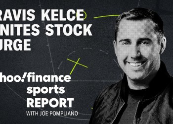 American Eagle stock rises following Travis Kelce clothing collab American Eagle stock rises following Travis Kelce clothing collab