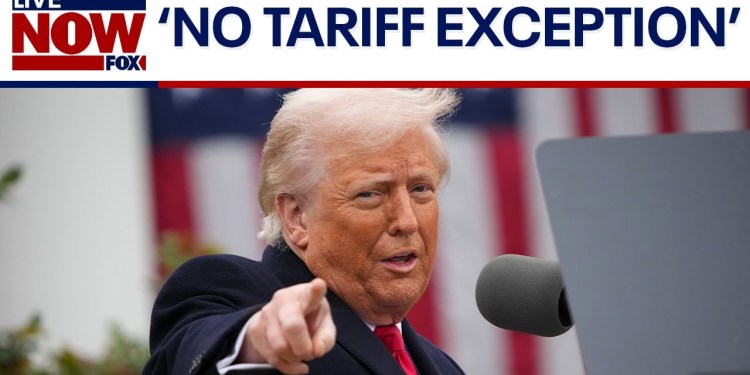 Trump tariffs: No ‘exception’ for imported electronics | LiveNOW from FOX Trump tariffs: No ‘exception’ for imported electronics | LiveNOW from FOX