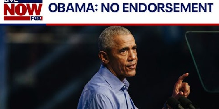 Obama: No endorsement of Harris or other for Dem nominee | LiveNOW from FOX Obama: No endorsement of Harris or other for Dem nominee | LiveNOW from FOX