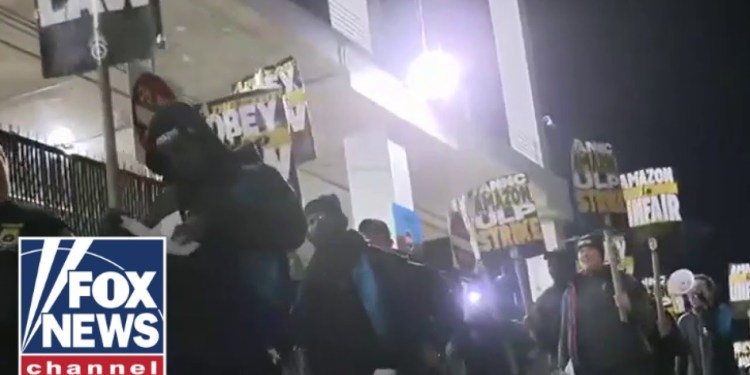 Thousands of Amazon workers strike ahead of Christmas Thousands of Amazon workers strike ahead of Christmas