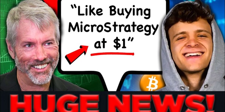 “Like Buying MicroStrategy at ” | Michael Saylor and Jack Mallers Bitcoin War Has Begun “Like Buying MicroStrategy at ” | Michael Saylor and Jack Mallers Bitcoin War Has Begun