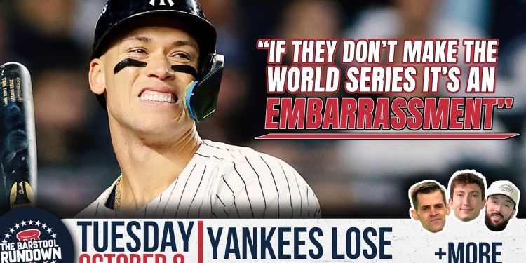 Yankees Fans On Edge After Surprising Loss to the Royals | Barstool Rundown | October 8, 2024 Yankees Fans On Edge After Surprising Loss to the Royals | Barstool Rundown | October 8, 2024