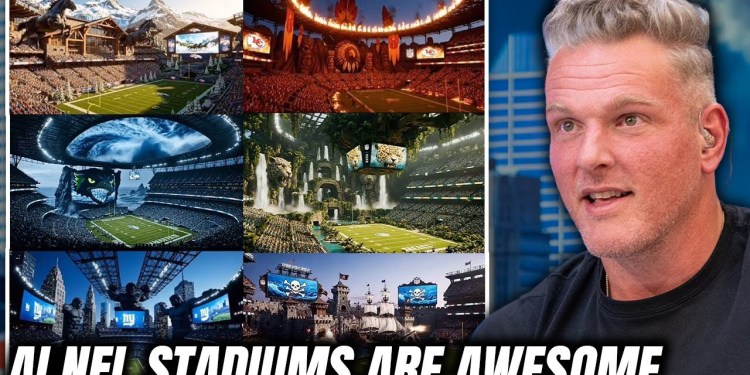These New AI’s NFL Stadium Concepts Are AWESOME | Pat McAfee Show These New AI’s NFL Stadium Concepts Are AWESOME | Pat McAfee Show