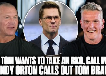 “If Tom Wants To Take An RKO, Call Me” Randy Orton Responds To Tom Brady Calling WWE ‘Cute’ “If Tom Wants To Take An RKO, Call Me” Randy Orton Responds To Tom Brady Calling WWE ‘Cute’