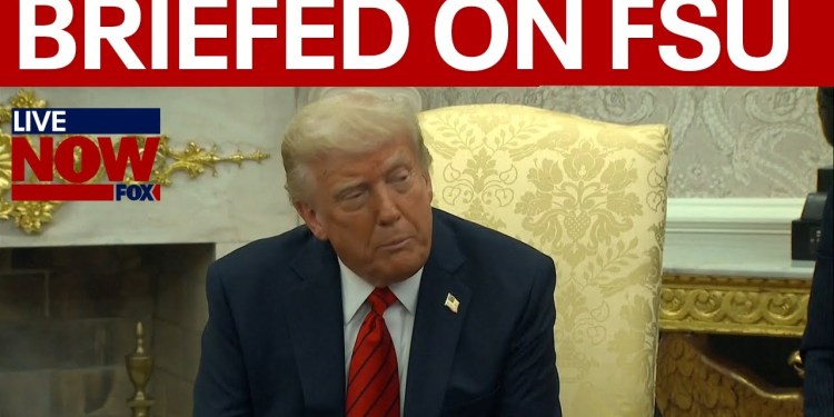 FSU Shooting: President Trump briefed, calls it a “shame” | LiveNOW from FOX FSU Shooting: President Trump briefed, calls it a “shame” | LiveNOW from FOX