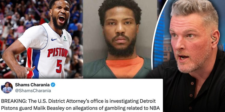 Pistons Malik Beasley Under Federal Investigation For Gambling On NBA Games?! | Pat McAfee Show Pistons Malik Beasley Under Federal Investigation For Gambling On NBA Games?! | Pat McAfee Show