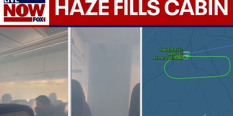 Delta flight forced to return to Atlanta due to ‘haze’ in cabin | LiveNOW from FOX Delta flight forced to return to Atlanta due to ‘haze’ in cabin | LiveNOW from FOX