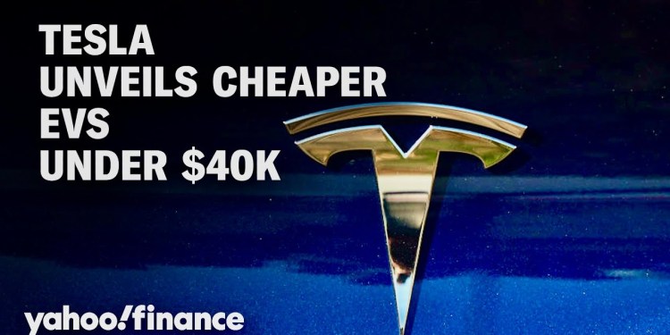 Tesla unveils cheaper EVs under 40K Tesla unveils cheaper EVs under 40K