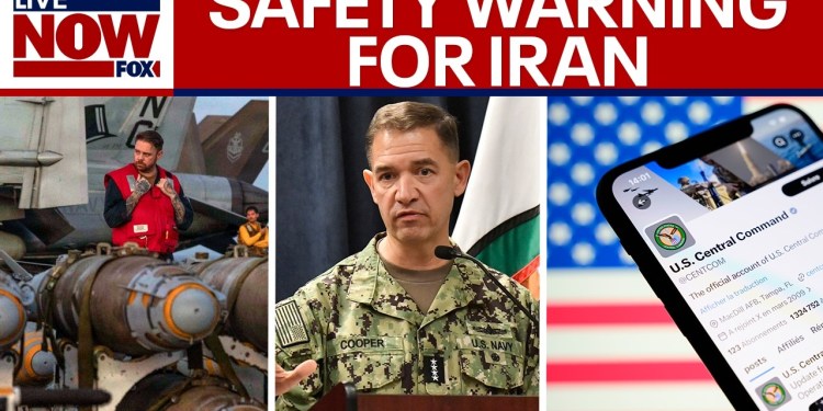 CENTCOM warns Iranians, says regime’s attacks originate from ‘heavily populated’ areas CENTCOM warns Iranians, says regime’s attacks originate from ‘heavily populated’ areas