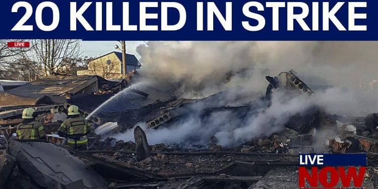 Russian strike on Ukraine kills 20 despite US sanctions threat Russian strike on Ukraine kills 20 despite US sanctions threat