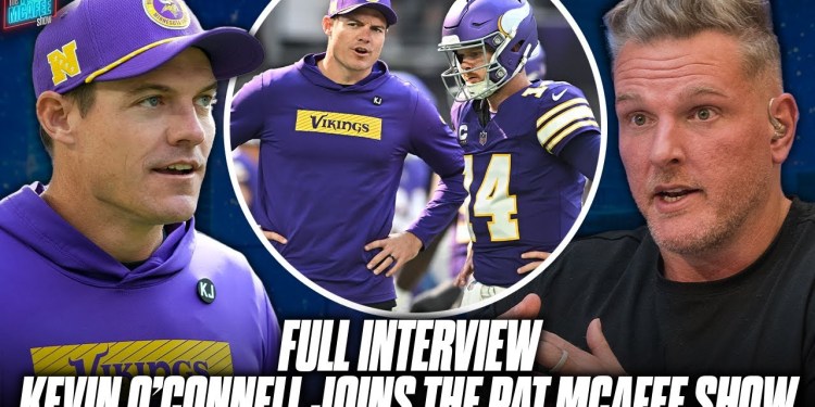 Vikings HC Kevin O’Connell Talks 5-0 Start With Sam Darnold & Shut Down Defense | Pat McAfee Show Vikings HC Kevin O’Connell Talks 5-0 Start With Sam Darnold & Shut Down Defense | Pat McAfee Show
